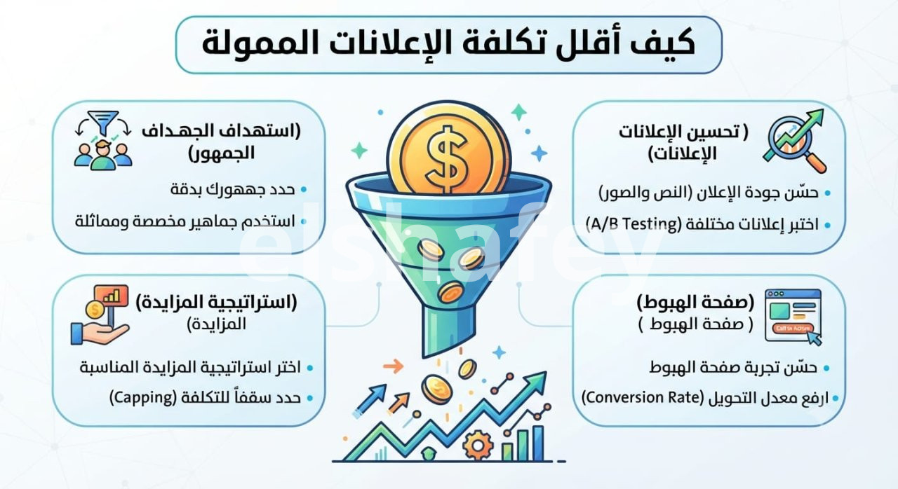كيف أقلل تكلفة الإعلانات الممولة؟ الدليل الشامل لتحقيق أقصى عائد